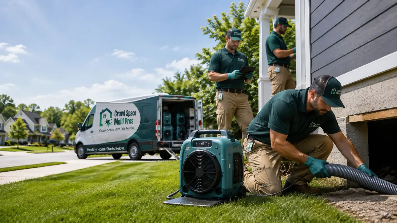 Crawl Space Mold Removal in Melrose, FL